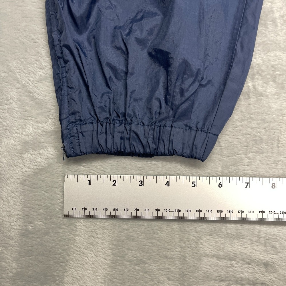 Vtg FILA Pants Men Medium Blue Zip Ankle Tapered Leg Elastic Waist Track Pull On - Picture 8 of 8